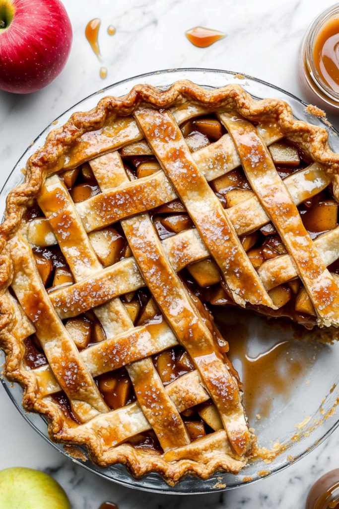 Jamie Oliver Caramel Apple Pie