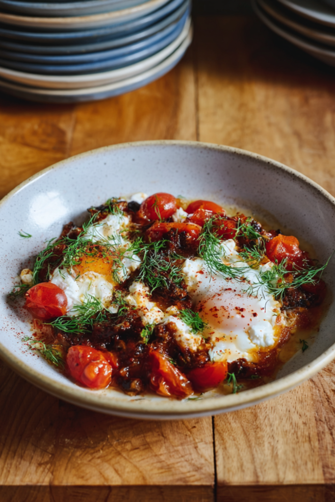 Aubergine Shakshuka Bowl Recipe