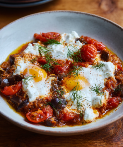 Aubergine Shakshuka Bowl Recipe