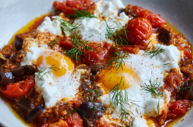 Aubergine Shakshuka Bowl Recipe