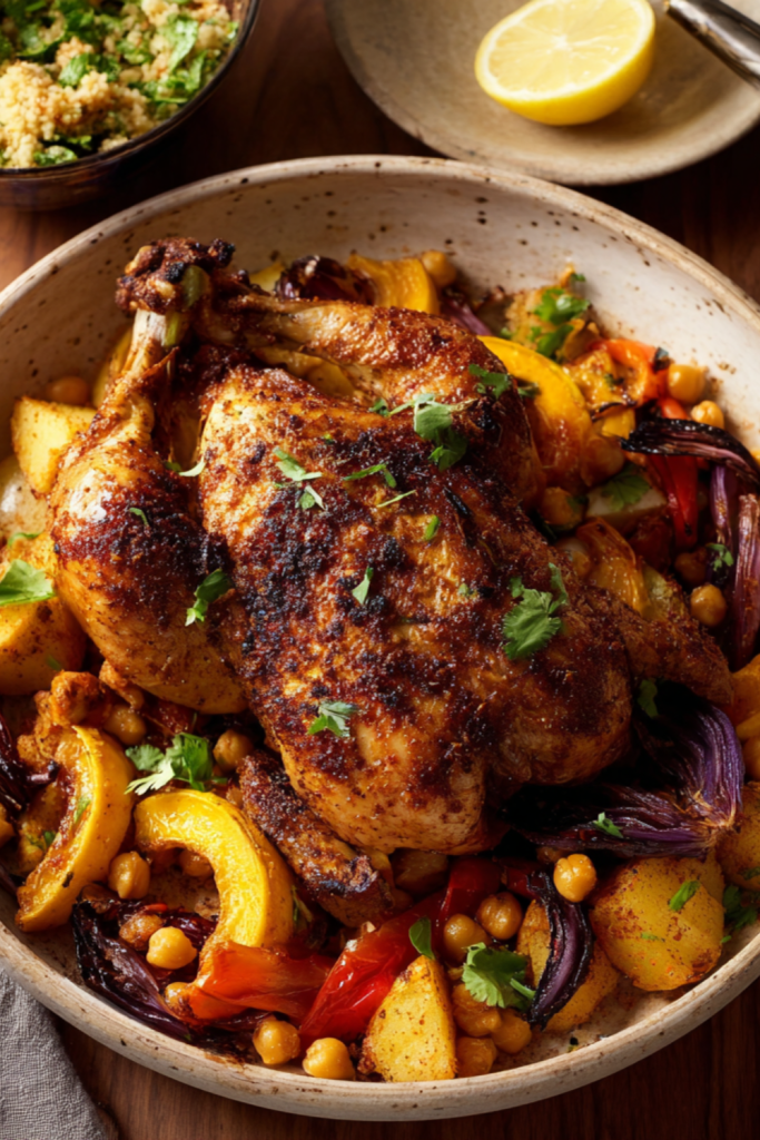 Harissa Roast Chicken Traybake Recipe