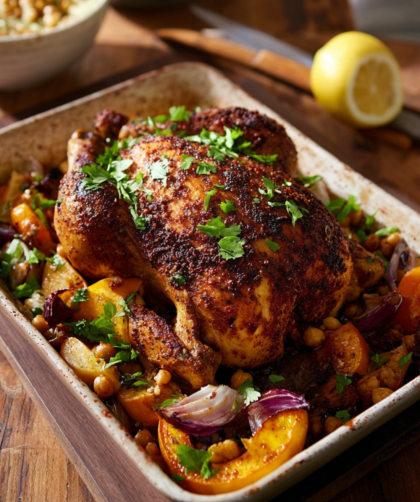 Harissa Roast Chicken Traybake Recipe