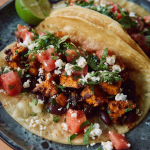 Jamie Oliver Air Fryer Sweet Potato & Black Bean Tacos