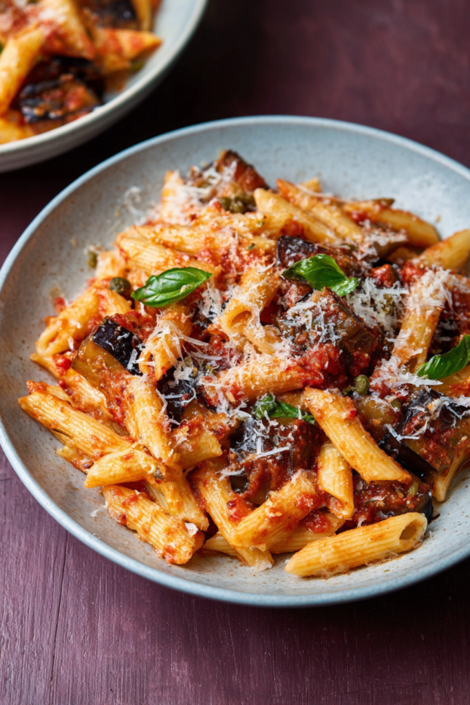 Jamie Oliver Air Fryer Sicilian Aubergine Pasta