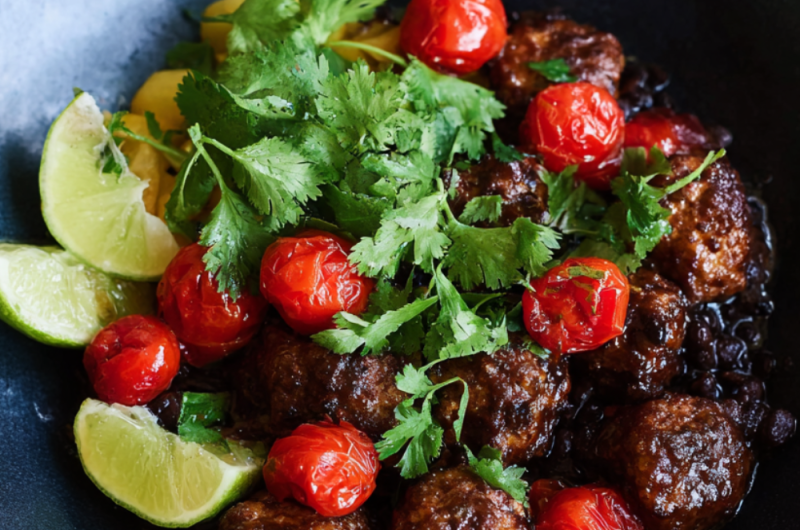 Jamie Oliver Air Fryer Chilli con Carne Meatballs