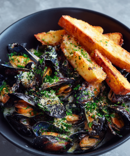 Jamie Oliver Air Fryer Creamy Garlic Mussels