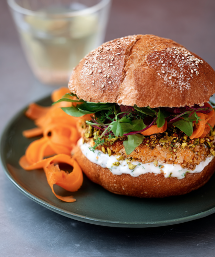 Jamie Oliver Air Fryer Falafel Burgers