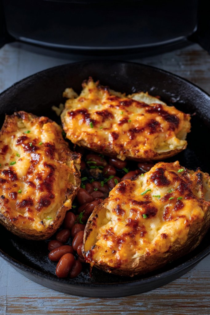 Jamie Oliver Air Fryer Loaded BBQ Bean Potato Skins
