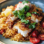 Jamie Oliver Air Fryer Spiced Fish & Rice Bake