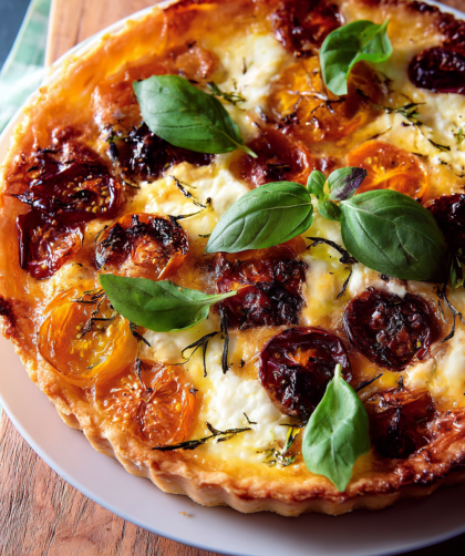 Jamie Oliver Air Fryer Tomato & Mozzarella Tart