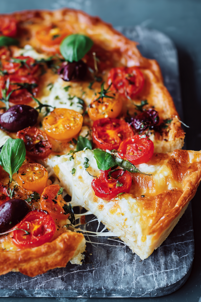 Jamie Oliver Air Fryer Tomato & Mozzarella Tart
