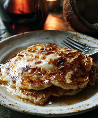 Poppy Seed Coconut Pancake Recipe
