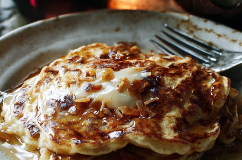 Poppy Seed Coconut Pancake Recipe