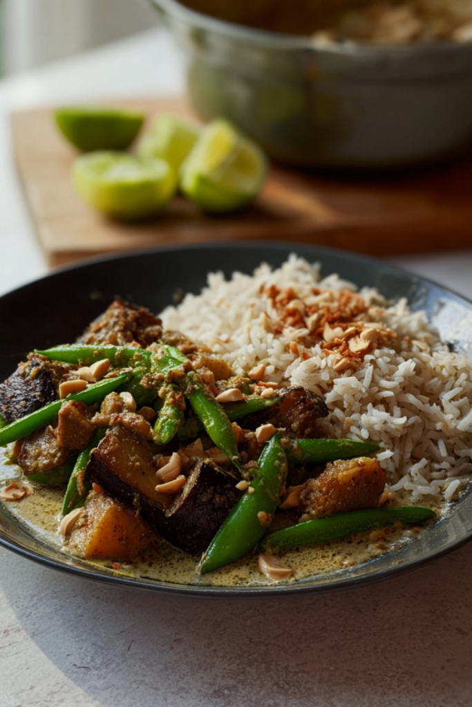 Aubergine Massaman Curry Recipe