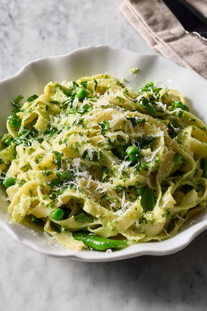Summer tagliatelle