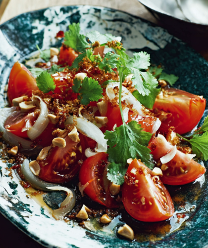 Tomato And Crunchy Peanut Salad Recipe