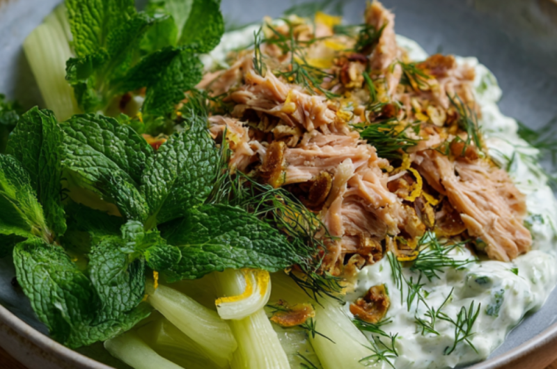 Tuna, Fennel & Rocket Grain Bowl Recipe