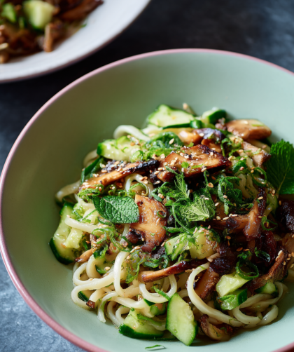 Jamie Oliver Air Fryer Gnarly Mushroom & Noodle Salad