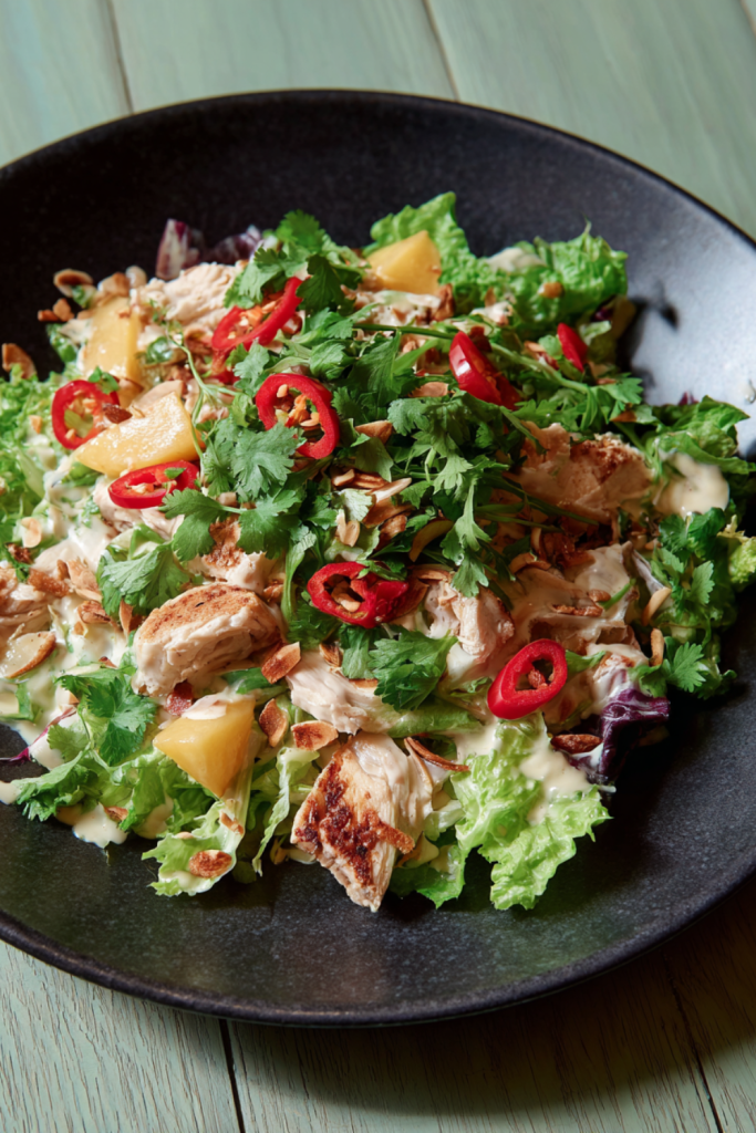 Jamie Oliver Air Fryer Curried Chicken Salad
