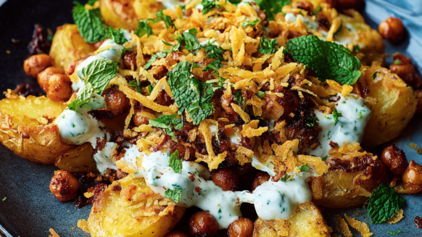 Jamie Oliver Air Fryer Spiced Potato & Chickpea Salad
