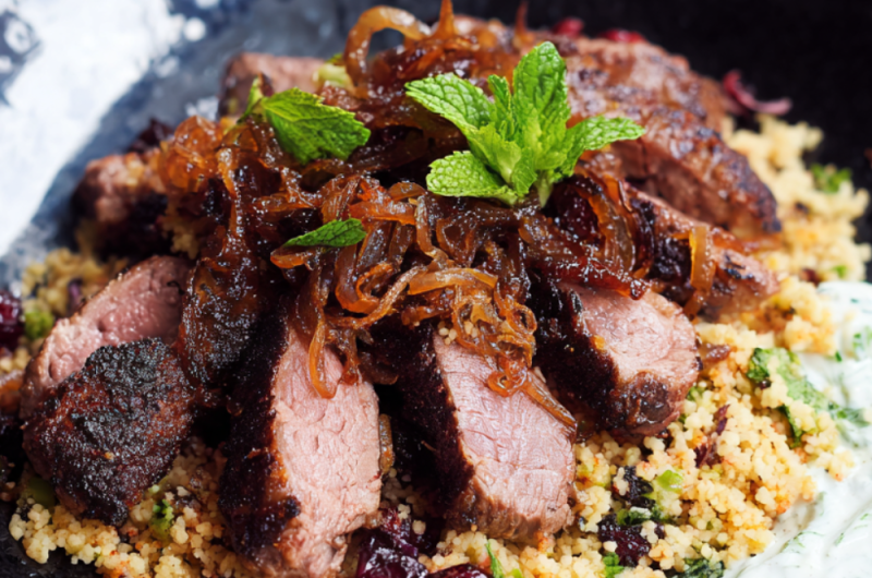 Jamie Oliver Air Fryer Duck & couscous Salad