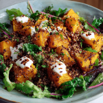 Jamie Oliver Air Fryer Squash, Grain & Mozzarella Salad