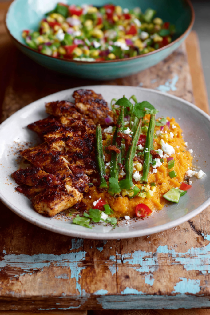 Jamie Oliver 15 Minute Meal Spicy Cajun Chicken