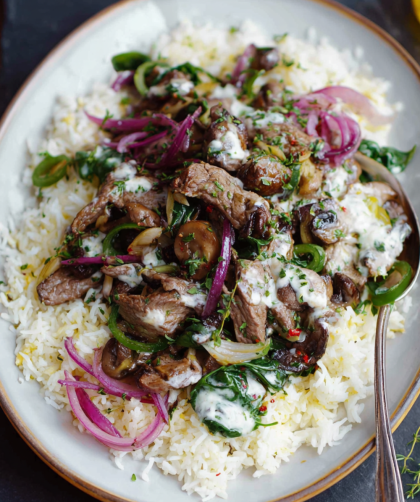 Jamie Oliver 15 Minute Meal Beef Stroganoff