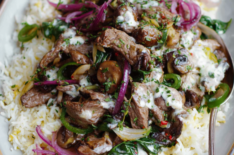 Jamie Oliver 15 Minute Meal Beef Stroganoff