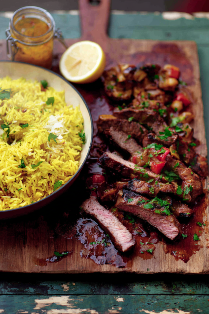 Jamie Oliver 15 Minute Meal Grilled Steak