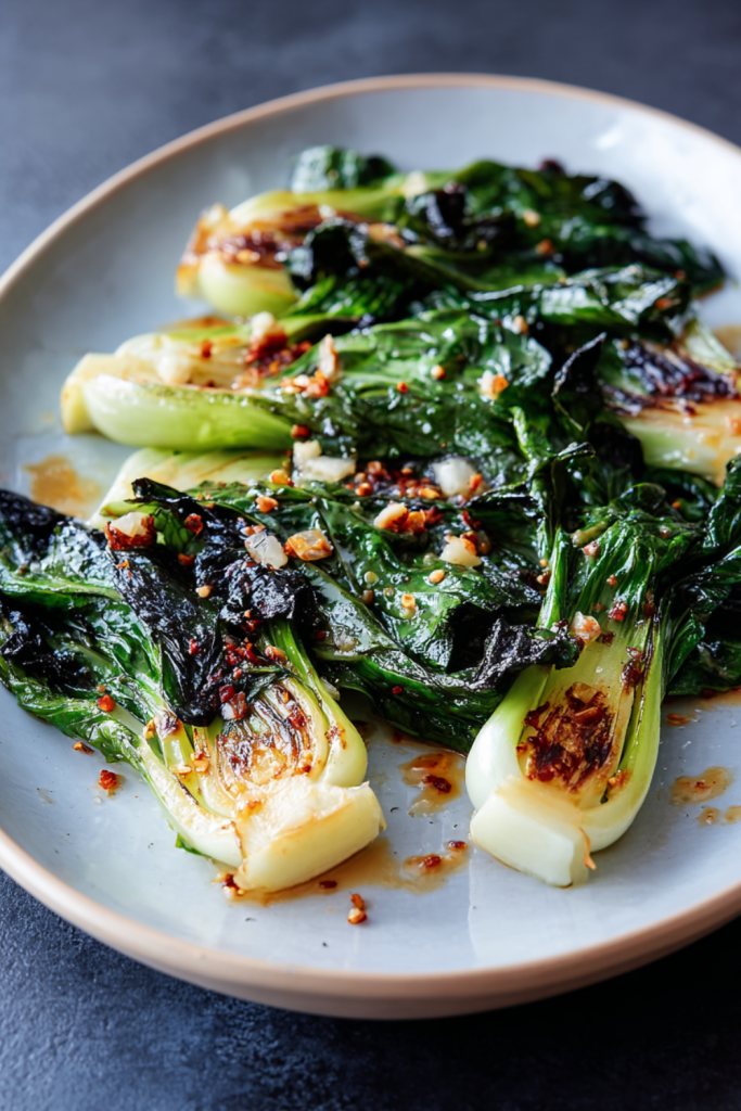 Jamie Oliver Air Fryer Spicy Lime-Spiked Pak Choi