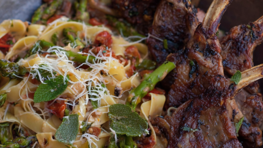 Jamie Oliver 15 Minute Meal Glazed Sizzling Chops