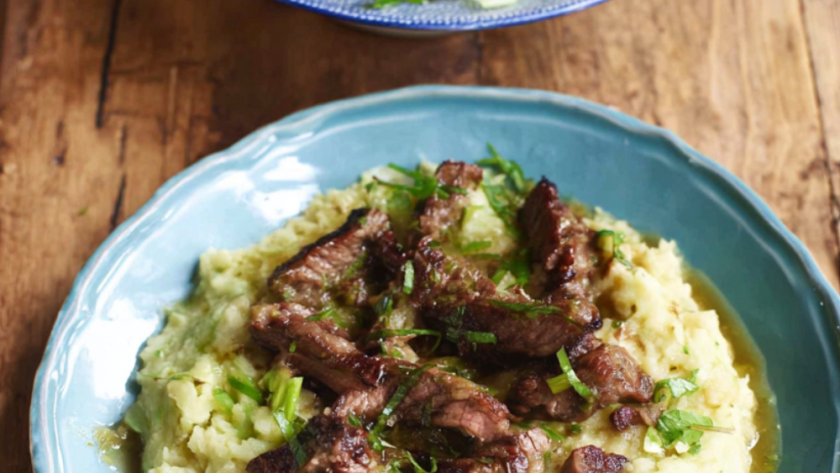 Jamie Oliver 15 Minute Meal – Mustard Lamb