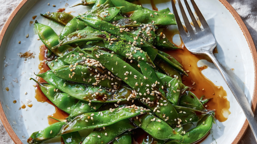 Jamie Oliver Air Fryer Sesame Mangetout