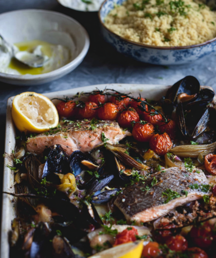 Jamie Oliver 15 Minute Meal Mixed Fish Grill