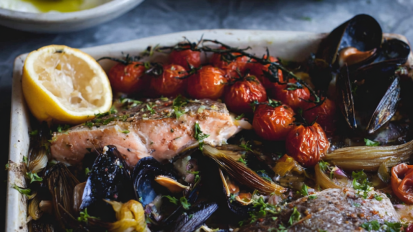 Jamie Oliver 15 Minute Meal Mixed Fish Grill