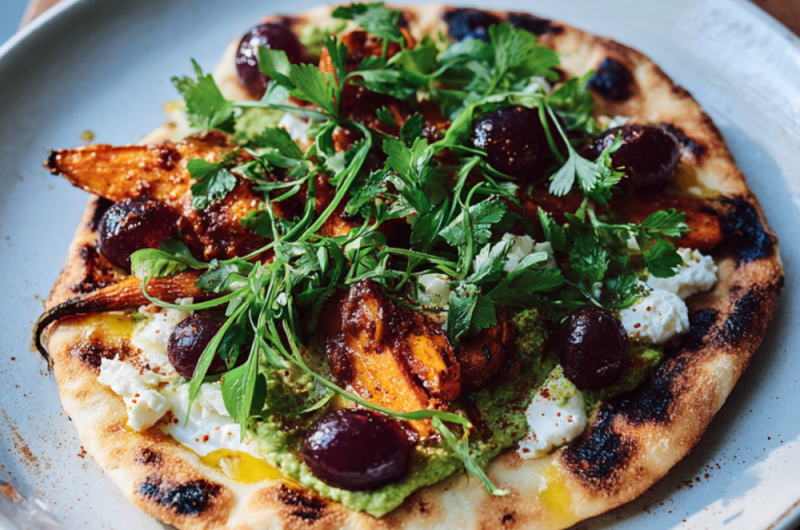 Jamie Oliver Air Fryer Roast Carrot & Goat’s Cheese Salad