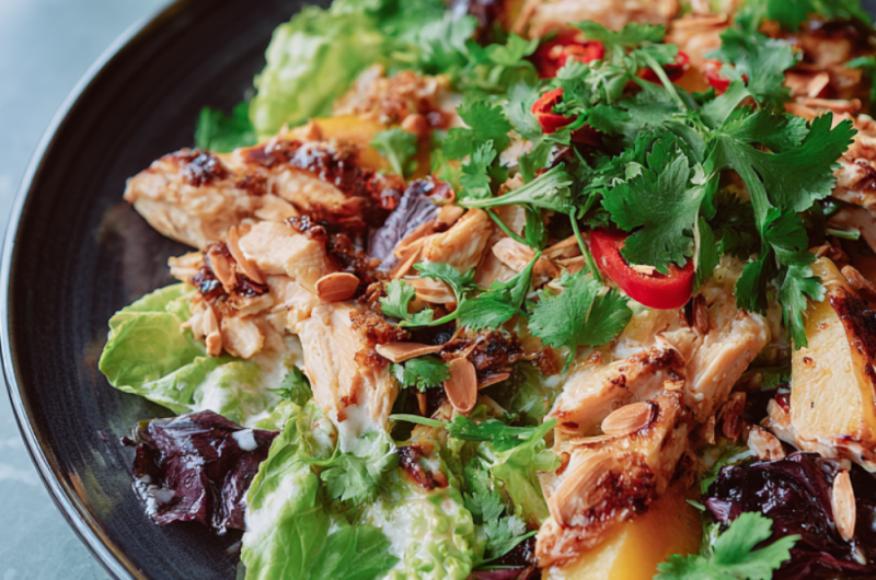 Jamie Oliver Air Fryer Curried Chicken Salad
