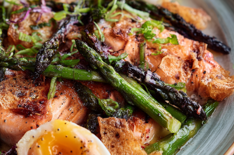 Jamie Oliver Air Fryer Warm Salmon Niçoise