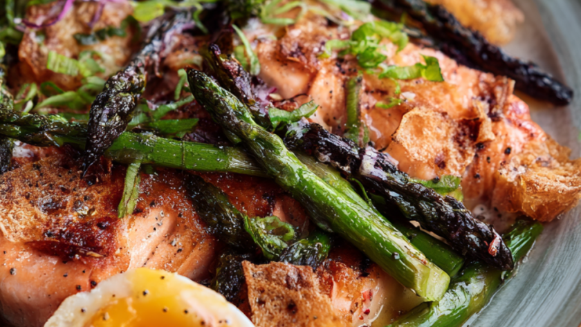 Jamie Oliver Air Fryer Warm Salmon Niçoise