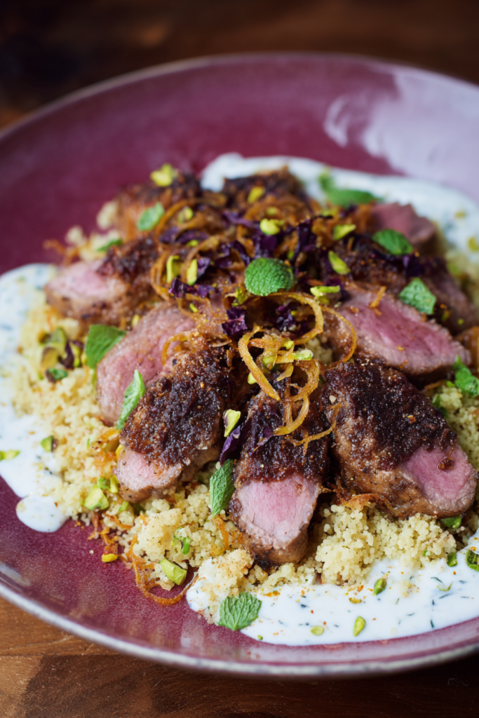 Jamie Oliver Air Fryer Duck & couscous Salad