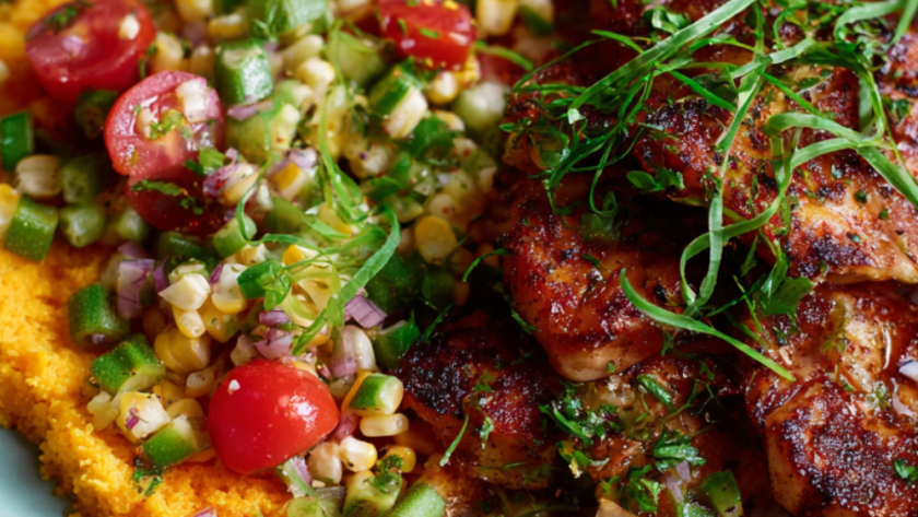 Jamie Oliver 15 Minute Meal Spicy Cajun Chicken