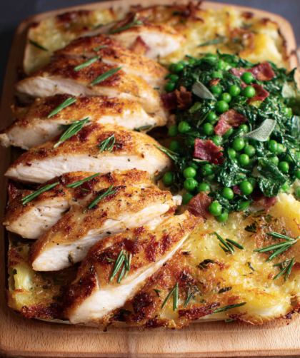 Jamie Oliver 15 Minute Meal Golden Chicken