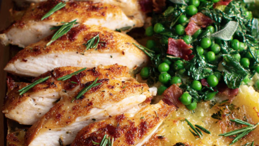 Jamie Oliver 15 Minute Meal Golden Chicken