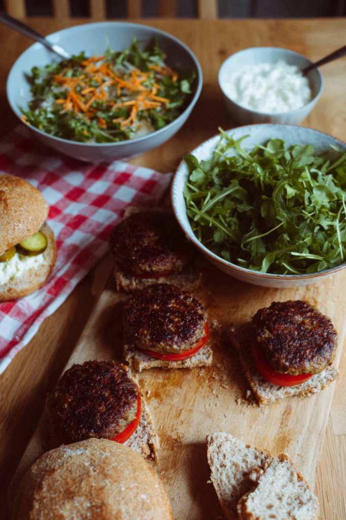 Jamie Oliver 15 Minute Meal British Burgers