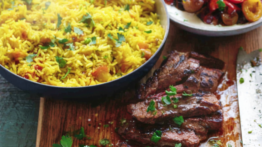 Jamie Oliver 15 Minute Meal Grilled Steak