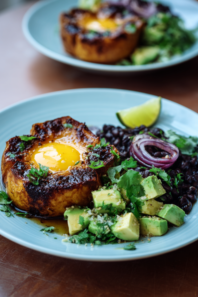 Jamie Oliver Air Fryer Stuffed Squash & Black Beans