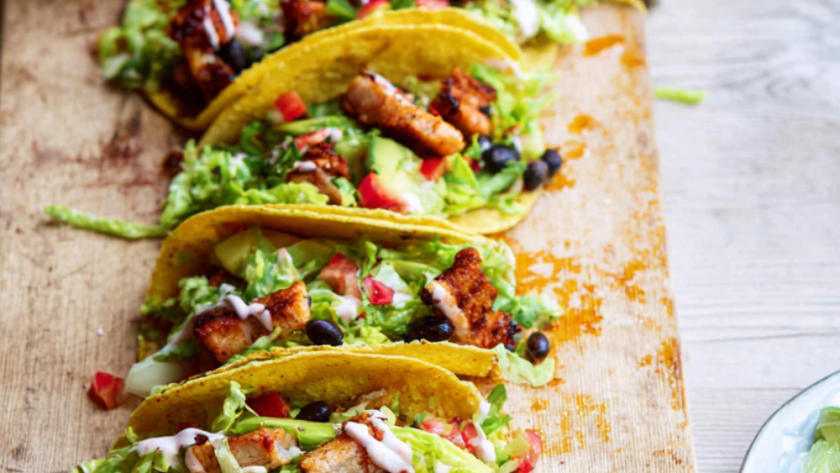 Jamie Oliver 15 Minute Meal Ultimate Pork Tacos