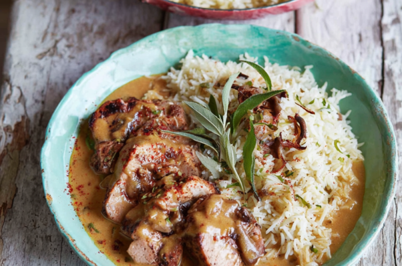 Jamie Oliver 15 Minute Meal Pork Marsala