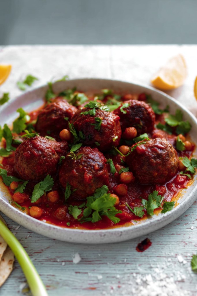 Jamie Oliver 15 Minute Meal Lamb Meatballs